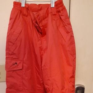 Vertical 9 Snow pants Girls Size L 14 Snow Boarding Ski pants Fusha Pink